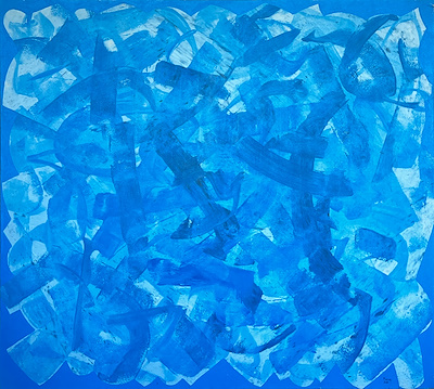 Memduh Kuzay imzalı tablo — Akrilik Boya, 180×200 cm, 32.500 TL müzayede satışı