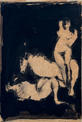 İlhan Berk imzalı tablo — 36×26 cm, 17.000 TL müzayede satışı