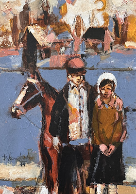 Baran Kamiloğlu imzalı tablo — Yağlı Boya, 30×25 cm, 4.750 TL müzayede satışı