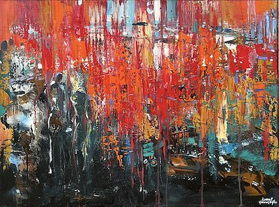 İsmet Çavuşoğlu imzalı tablo — Yağlı Boya, 60×80 cm, 11.000 TL müzayede satışı