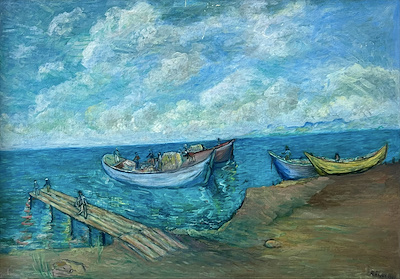 Kemal Özgen imzalı tablo — Yağlı Boya, 50×60 cm, 4.500 TL müzayede satışı