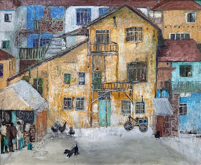 Suna Özkalan imzalı tablo — Yağlı Boya, 50×60 cm, 40.000 TL müzayede satışı