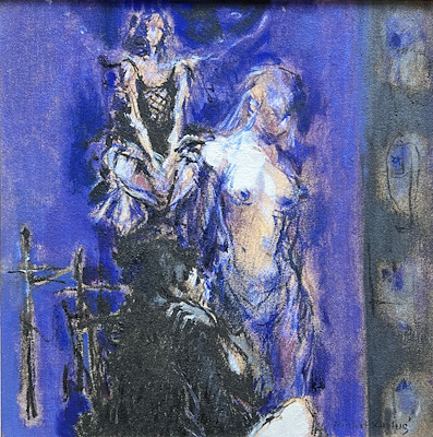 Nüzhet Kutluğ imzalı tablo — Yağlı Boya, 35×35 cm, 20.750 TL müzayede satışı