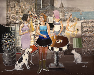İbrahim Tayfur imzalı tablo — Yağlı Boya, 120×160 cm, 38.500 TL müzayede satışı