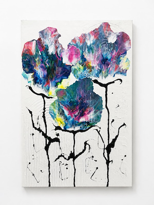 Tuğba Kuvvetli imzalı tablo — Karışık Teknik, 50×80 cm, 8.000 TL müzayede satışı