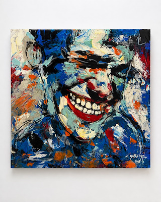 Yetkin Yağcı imzalı tablo — 70×70 cm, 35.000 TL müzayede satışı