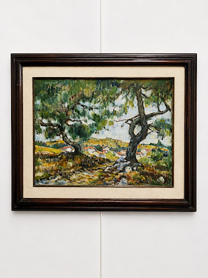 Cevdet Batur imzalı tablo — Yağlı Boya, 33×45 cm, 15.000 TL müzayede satışı