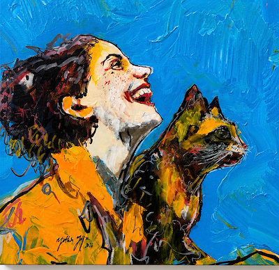 Yetkin Yağcı imzalı tablo — Yağlı Boya, 30×30 cm, 8.500 TL müzayede satışı