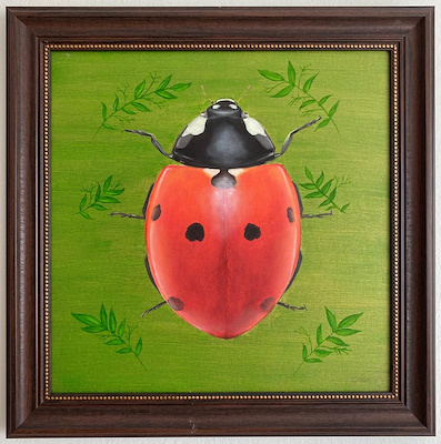 Sena Süntar Özkan imzalı tablo — Yağlı Boya, 30×30 cm, 1.100 TL müzayede satışı