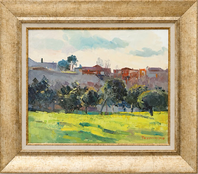 Teymur Ağalıoğlu imzalı tablo — Yağlı Boya, 45×55 cm, 19.000 TL müzayede satışı