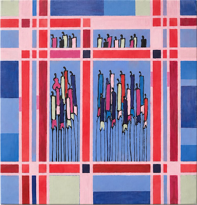 Tolga Akalın imzalı tablo — 30×30 cm, 5.000 TL müzayede satışı