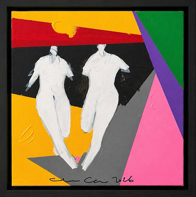 Cihan Çelik imzalı tablo — Akrilik Boya, 30×30 cm, 1.000 TL müzayede satışı