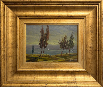 Mehmet Ali Laga imzalı tablo — Yağlı Boya, 23×15 cm, 32.500 TL müzayede satışı