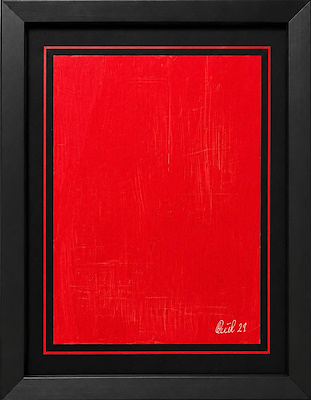 Fatma Çevik imzalı tablo — Karışık Teknik, 18×25 cm, 1.000 TL müzayede satışı