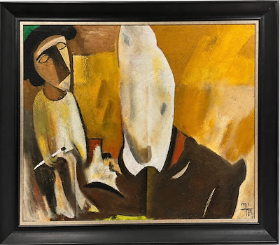 Metin Akarslan imzalı tablo — Yağlı Boya, 70×100 cm, 25.000 TL müzayede satışı
