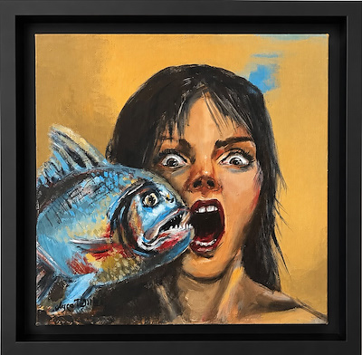 Ayça Telli imzalı tablo — Akrilik Boya, 30×30 cm, 1.800 TL müzayede satışı