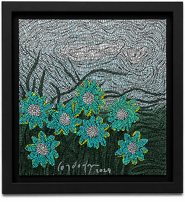 Murat Özdoğru imzalı tablo — Yağlı Boya, 25×25 cm, 6.000 TL müzayede satışı