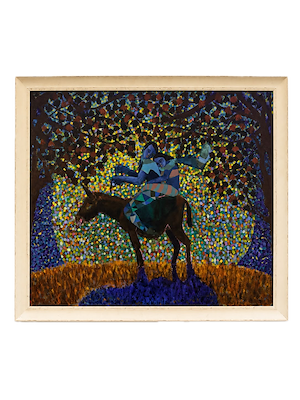 Kadir Öztoprak imzalı tablo — Yağlı Boya, 90×100 cm, 45.000 TL müzayede satışı