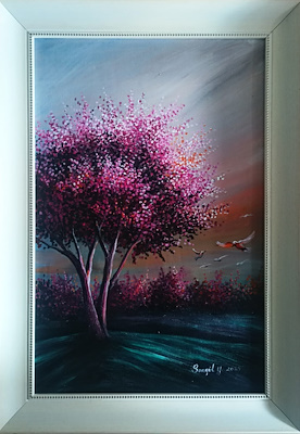 Songül Ketizmen imzalı tablo — Akrilik Boya, 40×60 cm, 3.500 TL müzayede satışı