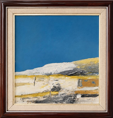 Zahit Büyükişleyen imzalı tablo — Yağlı Boya, 50×50 cm, 25.000 TL müzayede satışı