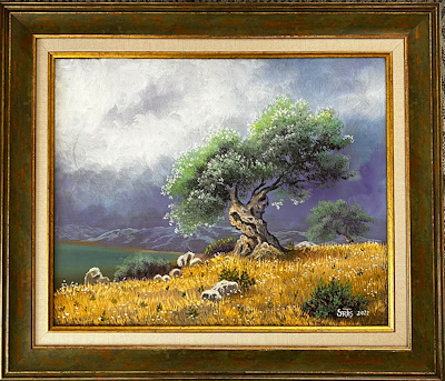 Hüseyin Sartaş imzalı tablo — Yağlı Boya, 40×50 cm, 150.000 TL müzayede satışı