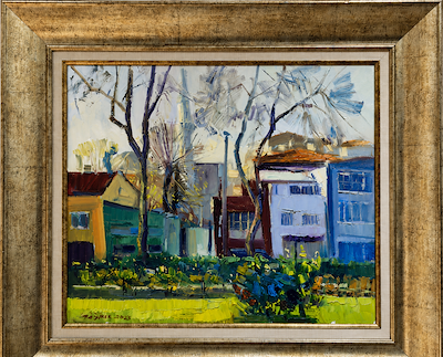 Teymur Ağalıoğlu imzalı tablo — Yağlı Boya, 45×55 cm, 25.000 TL müzayede satışı