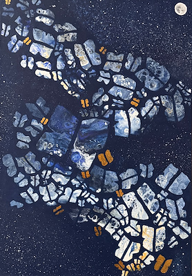 Pınar Sıvalıoğlı imzalı tablo — Akrilik Boya, 35×50 cm, 2.500 TL müzayede satışı
