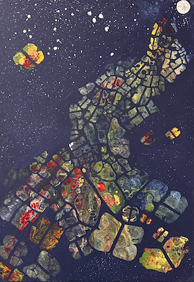 Pınar Sıvalıoğlı imzalı tablo — Akrilik Boya, 35×50 cm, 1.500 TL müzayede satışı