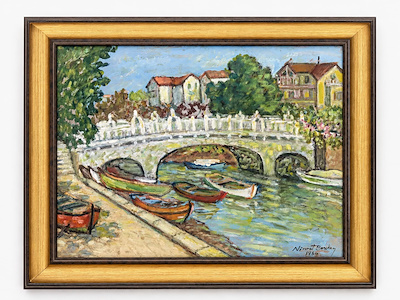 Nimet Berdan imzalı tablo — Yağlı Boya, 63×48 cm, 30.500 TL müzayede satışı
