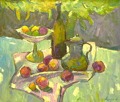 Feyhaman Duran imzalı tablo — 23×14 cm, 7.000 TL müzayede satışı