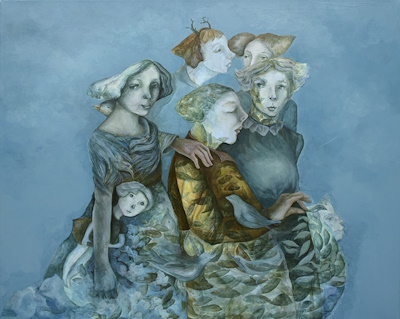 Simge Kalfaoğlu imzalı tablo — 80×100 cm, 7.000 TL müzayede satışı