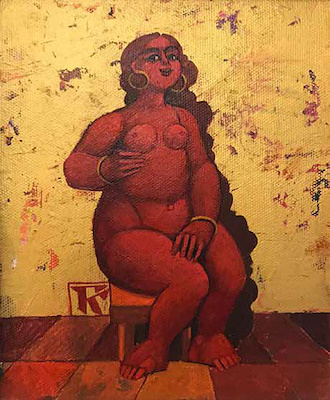 Ganco Karabacakov imzalı tablo — 18×14 cm, 3.250 TL müzayede satışı