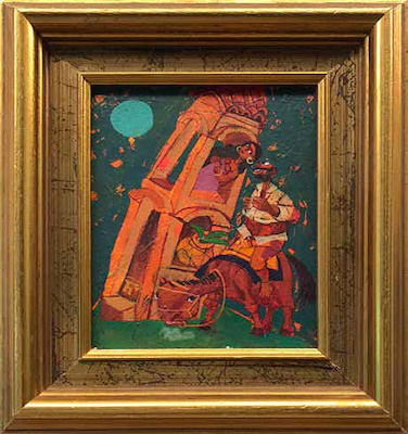 Ganco Karabacakov imzalı tablo — 13×11 cm, 3.250 TL müzayede satışı