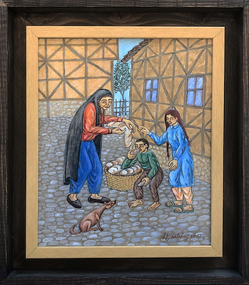 Hasan Nazım Balaban imzalı tablo — 35×30 cm, 13.000 TL müzayede satışı