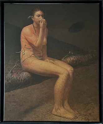 Sertap Yeğin imzalı tablo — 100×80 cm, 85.000 TL müzayede satışı