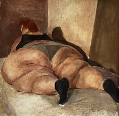 Çağrı Cengizoğlu imzalı tablo — 25×25 cm, 9.500 TL müzayede satışı