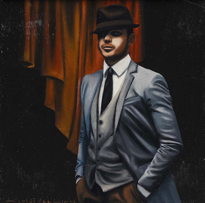 Mevlüt Özemir imzalı tablo — Yağlı Boya, 25×25 cm, 6.500 TL müzayede satışı