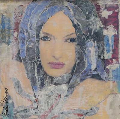 İbrahim Altun imzalı tablo — 25×25 cm, 4.500 TL müzayede satışı