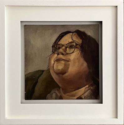 Çağrı Cengizoğlu imzalı tablo — 25×25 cm, 9.000 TL müzayede satışı