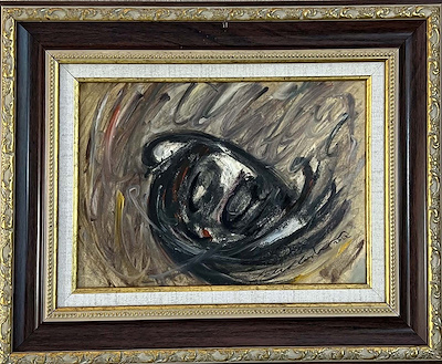 Halil Coşkun imzalı tablo — 20×28 cm, 5.000 TL müzayede satışı