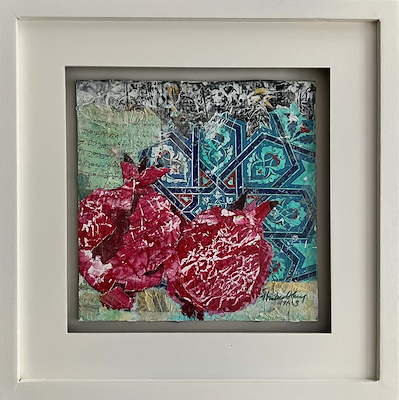 İbrahim Altun imzalı tablo — 25×25 cm, 4.500 TL müzayede satışı