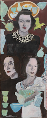 İbrahim Altun imzalı tablo — 100×40 cm, 12.000 TL müzayede satışı