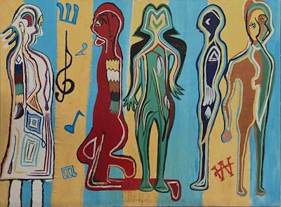 Avni Akmehmetoğlu imzalı tablo — 125×160 cm, 8.500 TL müzayede satışı
