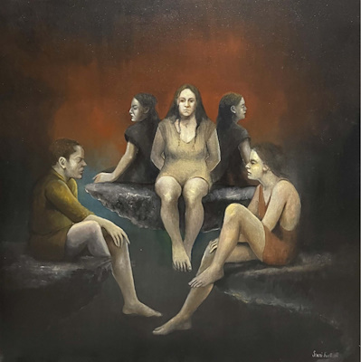 Sami Kurt imzalı tablo — 100×100 cm, 65.000 TL müzayede satışı