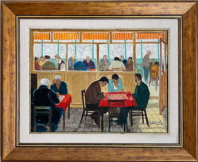 Nevzat Akoral imzalı tablo — 30×40 cm, 28.000 TL müzayede satışı