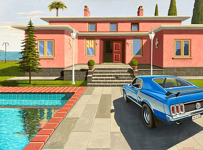 Hasan Demir imzalı tablo — Yağlı Boya, 73×100 cm, 15.000 TL müzayede satışı