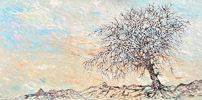 Rasin Berk imzalı tablo — 100×200 cm, 7.000 TL müzayede satışı