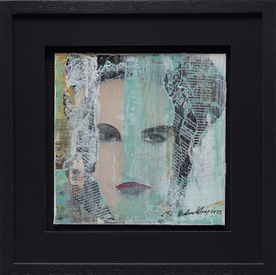 İbrahim Altun imzalı tablo — 25×25 cm, 5.000 TL müzayede satışı