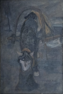 Mustafa Özel imzalı tablo — Yağlı Boya, 73×50 cm, 20.000 TL müzayede satışı