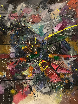 Evren Gül imzalı tablo — Yağlı Boya, 125×85 cm, 7.000 TL müzayede satışı